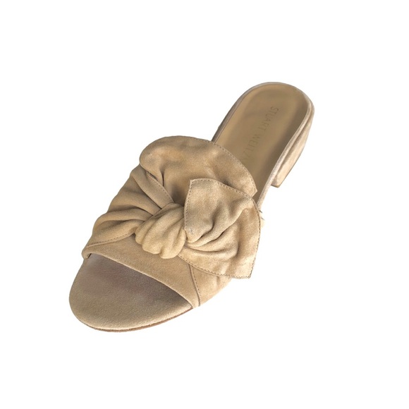 Stuart Weitzman Sandals Beige Suede - Picture 8 of 9